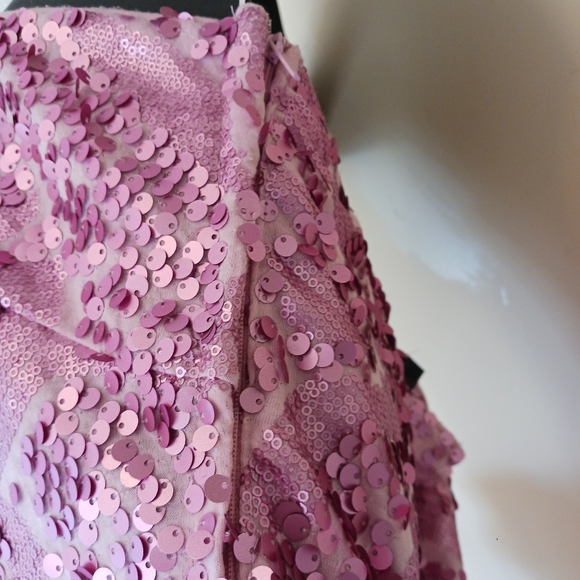 STEPPINOUT pattern SEQUINED, SZ. 13-14 Pink color, side zipper pink color - Picture 4 of 8